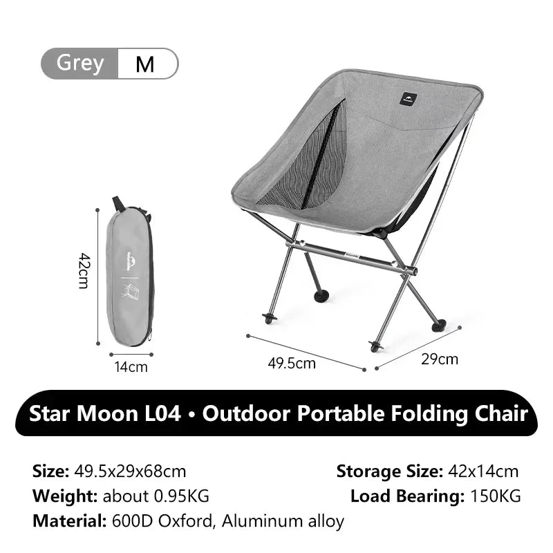 Naturehike Ultralight Folding Chair L04 150kg Capacity