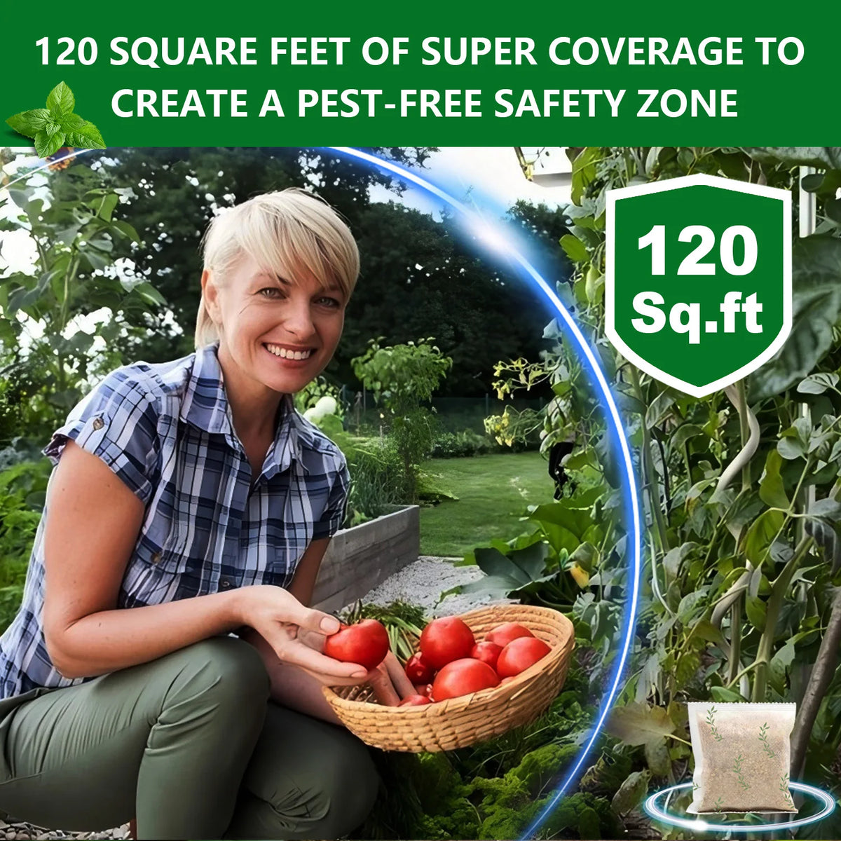 Mosquito Repellent Pouch For Patio And Indoor Spaces
