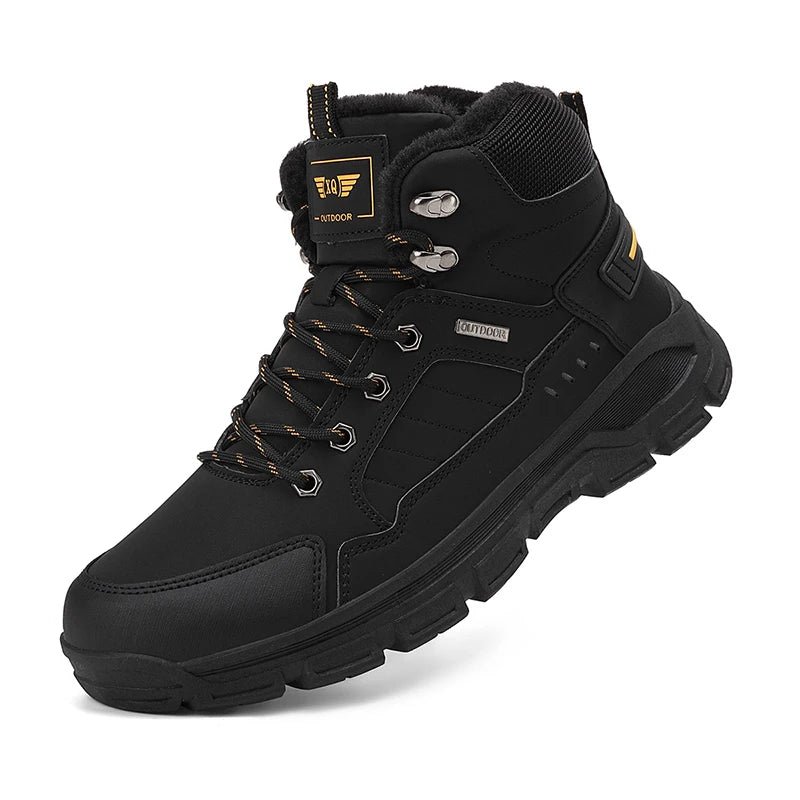 Large 48 Autumn High-Top Men Hiking Boot Winter Outdoor Shoes Lace-Up Non-slip Sports Casual Trekking Boots Man Suede Warm Shoes