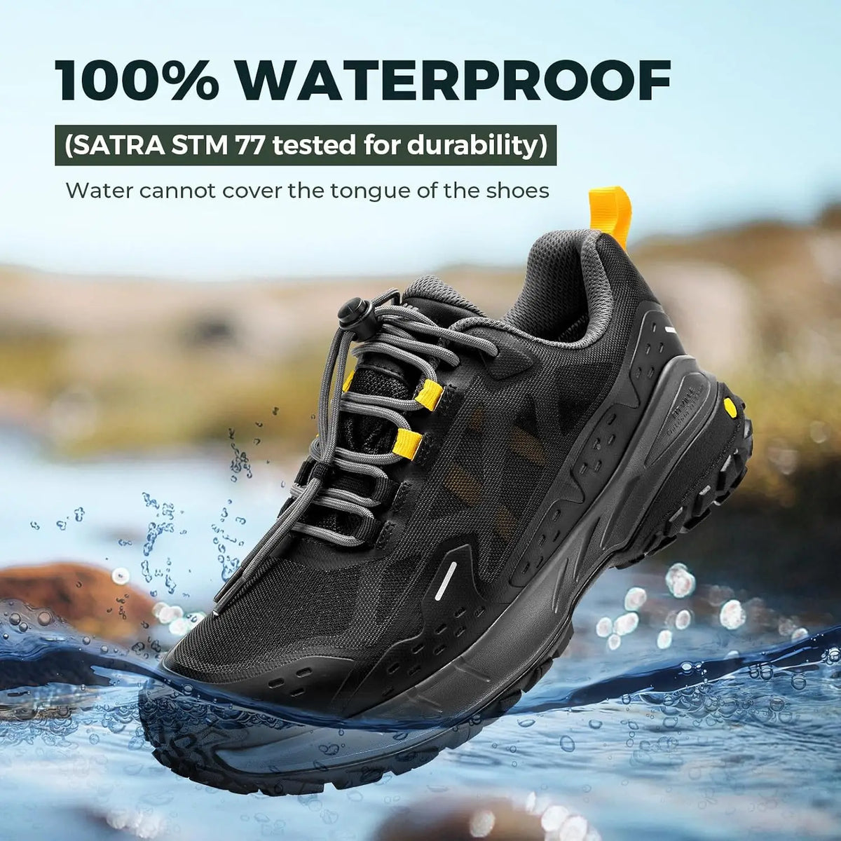 FitVille Men's Waterproof Hiking Shoes