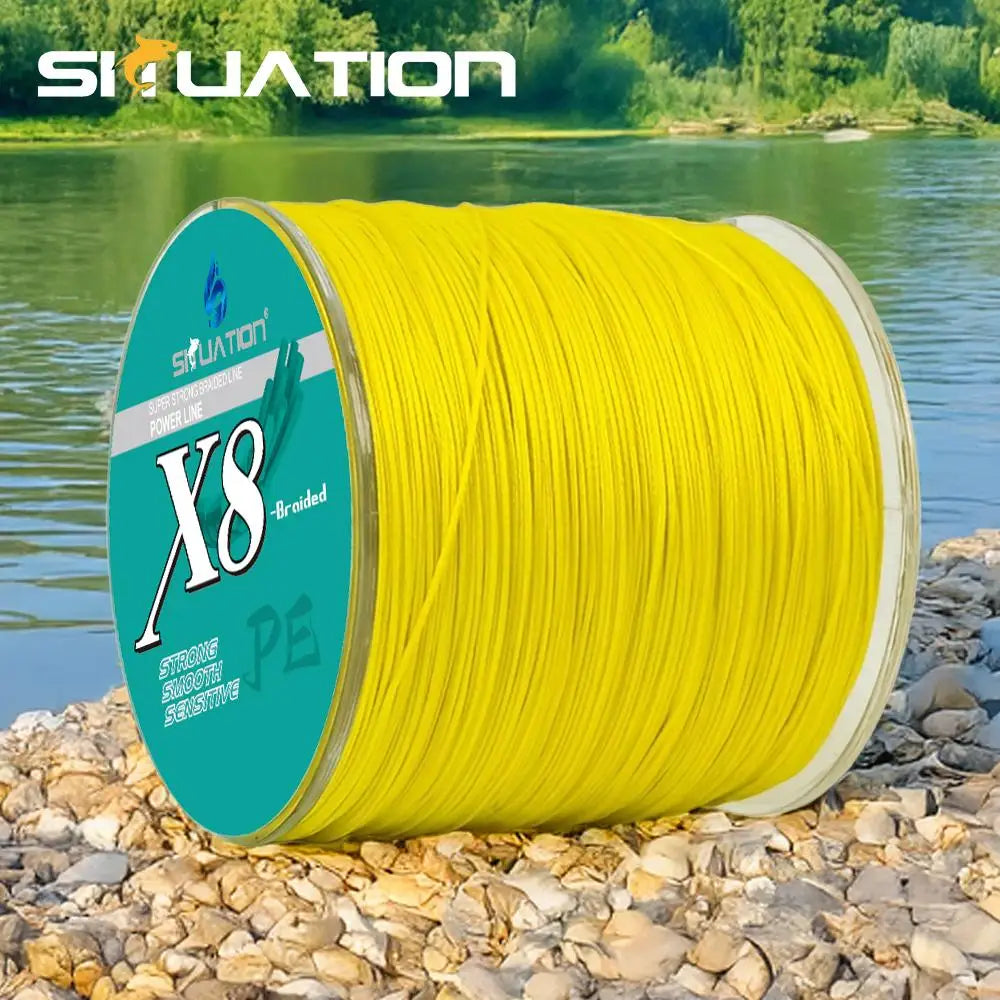 Eight-Strand Braided Fishing Line Low Water Absorption