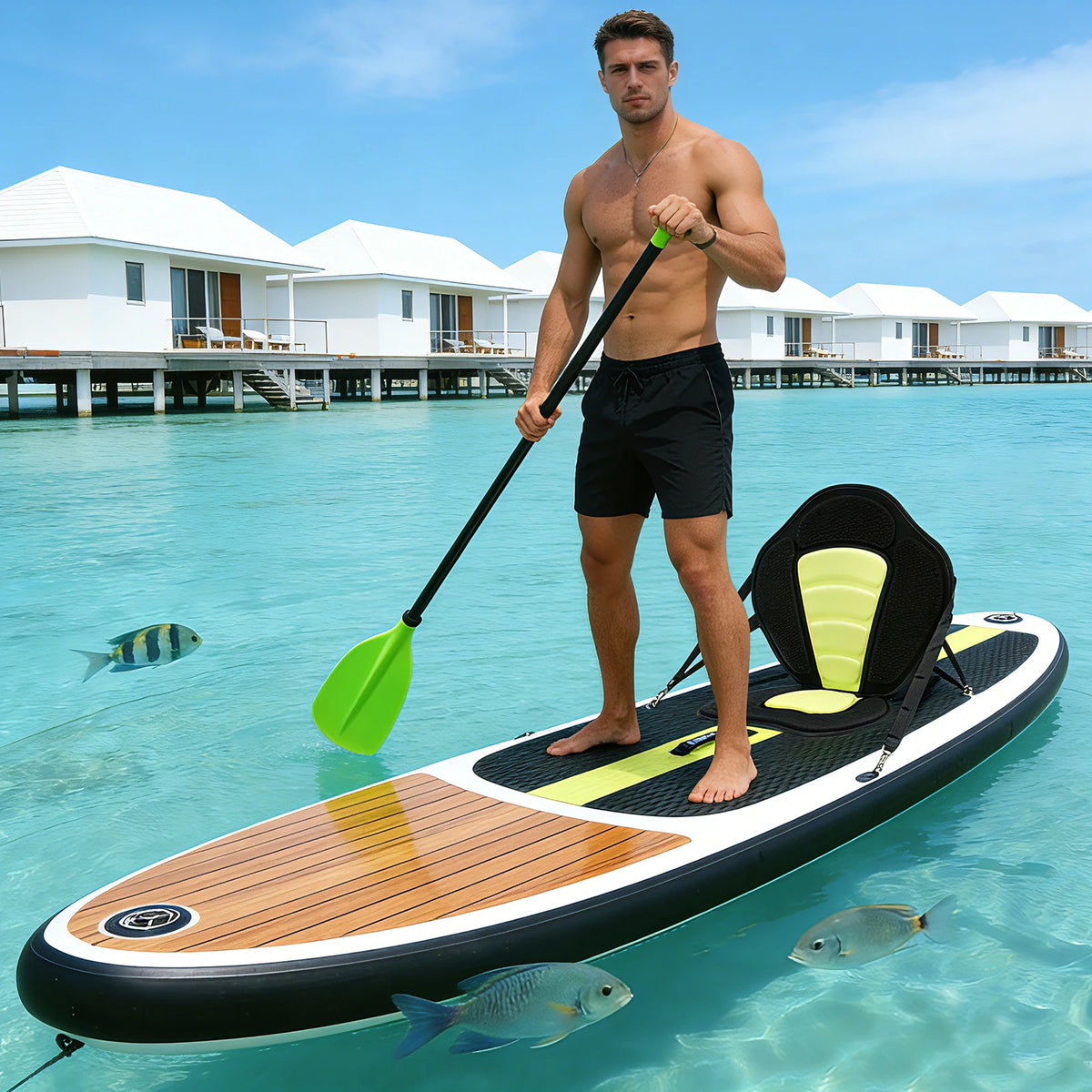Universal Canoe Seat Cushion With Storage Bag