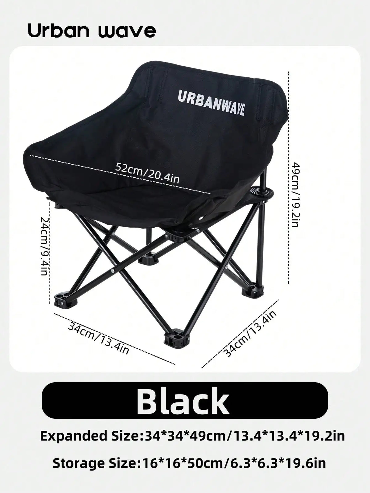 Portable Folding Camping Chair For Outdoor Leisure