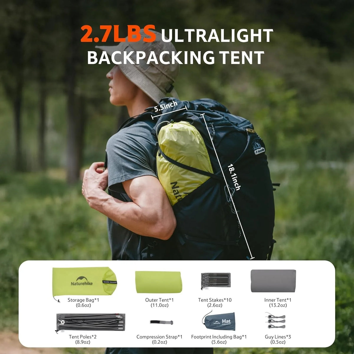 Naturehike Star Trail Backpacking Hiking Tent