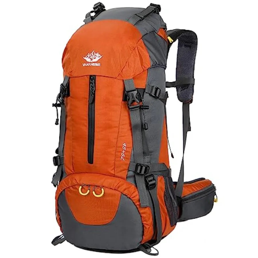 50L Hiking Backpack Men Camping Backpack with rain cover 45l+5l Lightweight Backpacking Backpack Travel Backpack