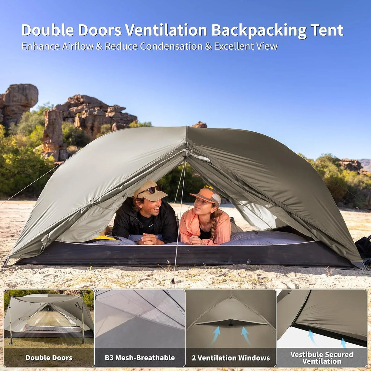 Naturehike Mongar PRO Ultralight Camping Tent