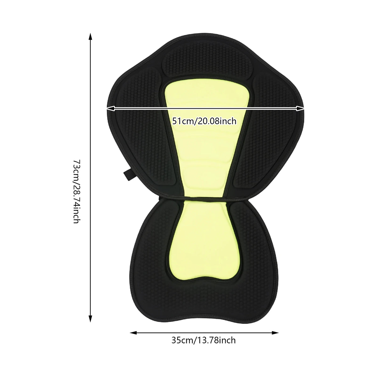 Universal Canoe Seat Cushion With Storage Bag