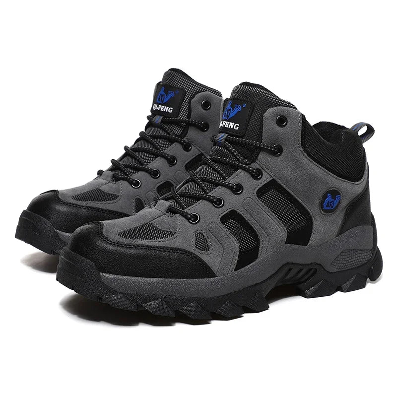 48 Large Hiking Boots Warm Winter Boots Man High Top Outdoor Leisure Hiking Shoes Outdoor Ankle Boots Autumn Soft Men's Sneakers