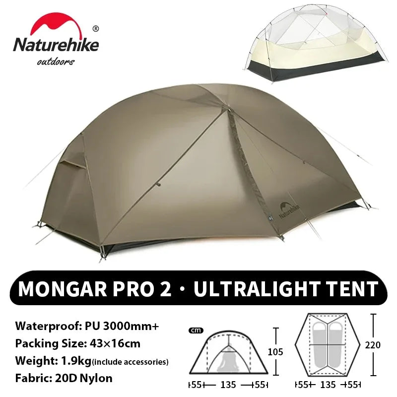 Naturehike Mongar PRO Ultralight Camping Tent
