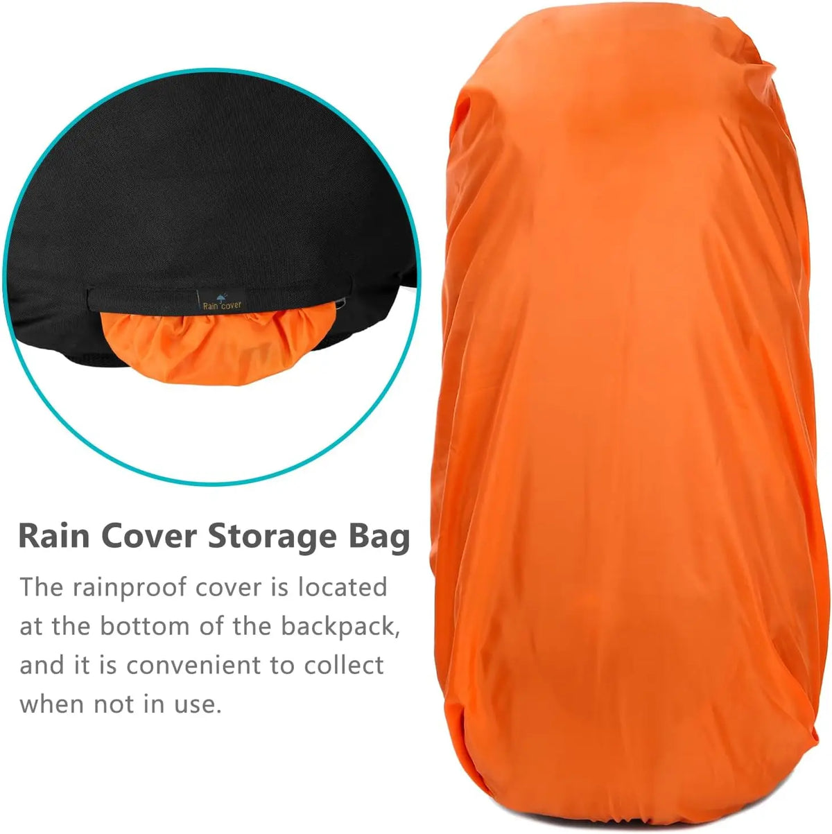 50L Expandable Hiking Backpack With Detachable Rain Cover Lightweight 45L+5L Storage Ergonomic Daypack For Trekking Mountaineering Camping Climbing Fishing Backpacking Outdoor Adventure Travel For Men Women