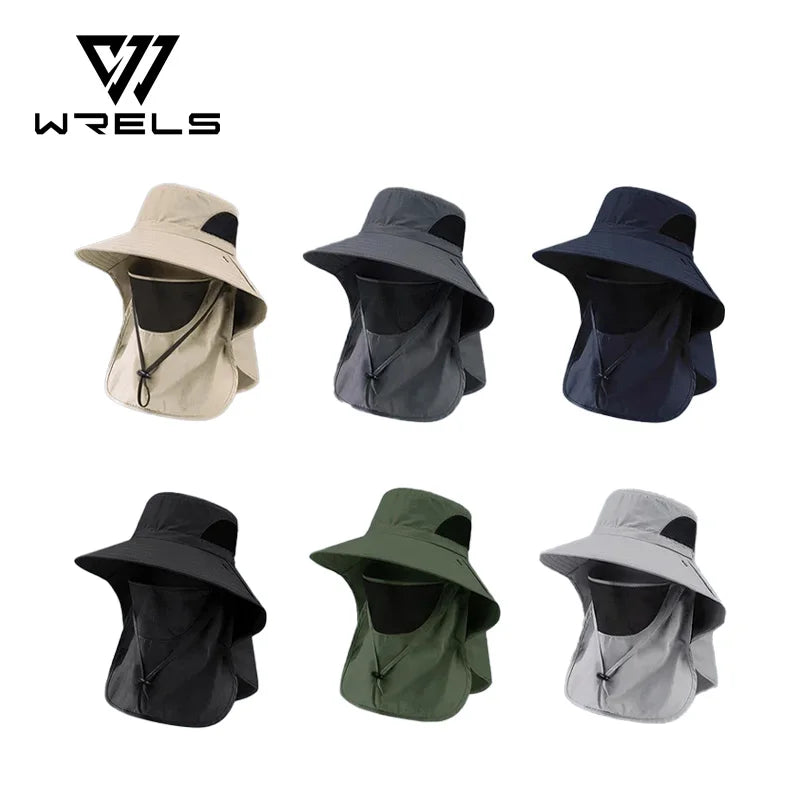 Summer UV Protection Outdoor Fishing Hat With Neck Flap