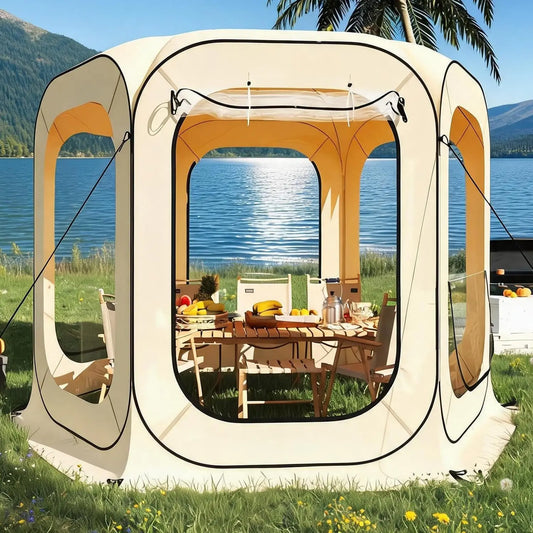Tacleekii Pop Up Screen Tent Camping Shelter