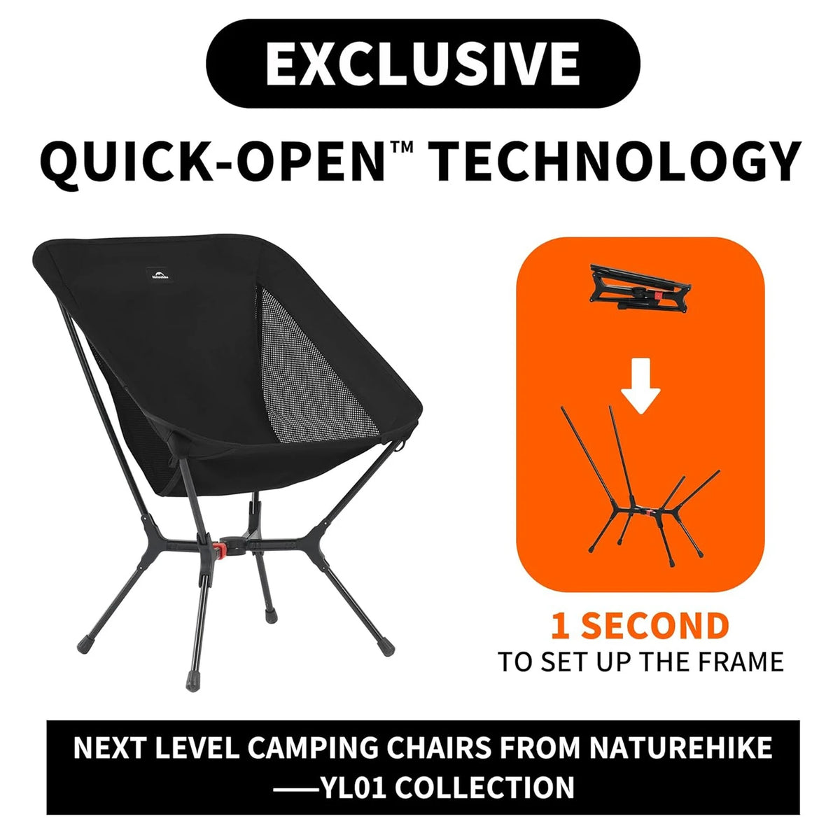Naturehike Portable Folding Camping Chair