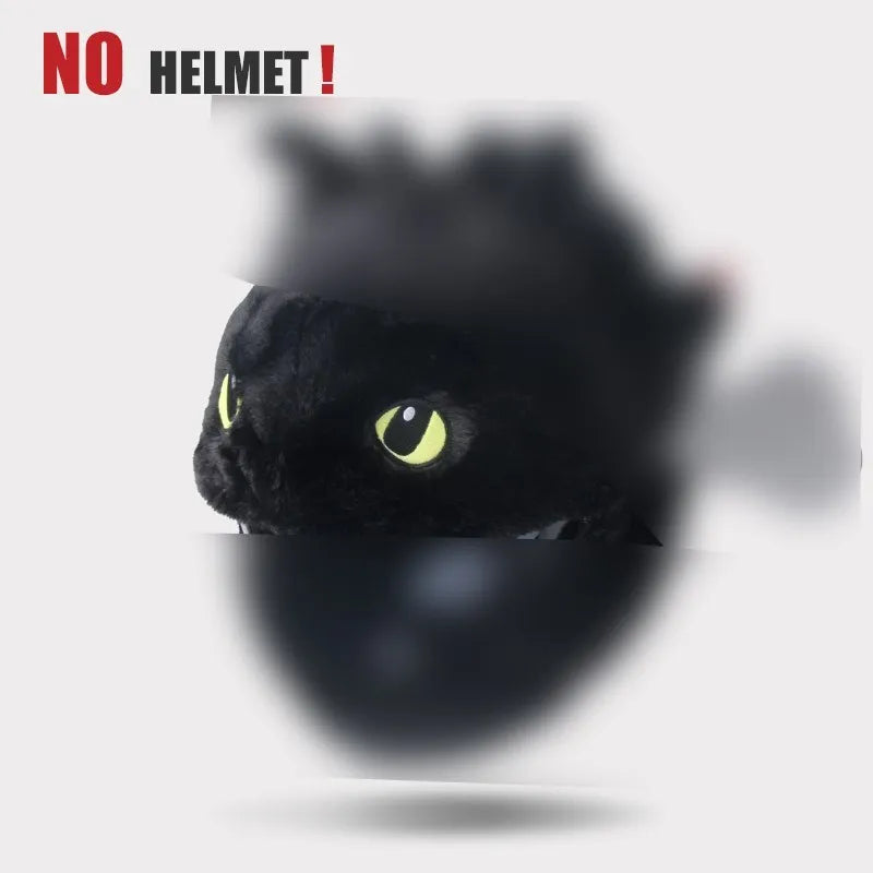 UCHOOSE Cartoon Plush Motorcycle Helmet Cover