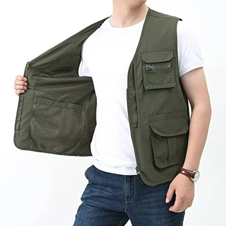 Perbai Men's Utility Fishing Vest