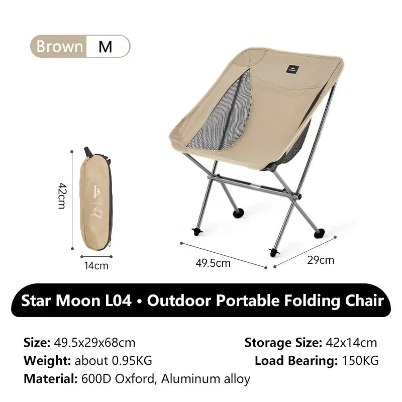 Naturehike Ultralight Folding Chair L04 150kg Capacity