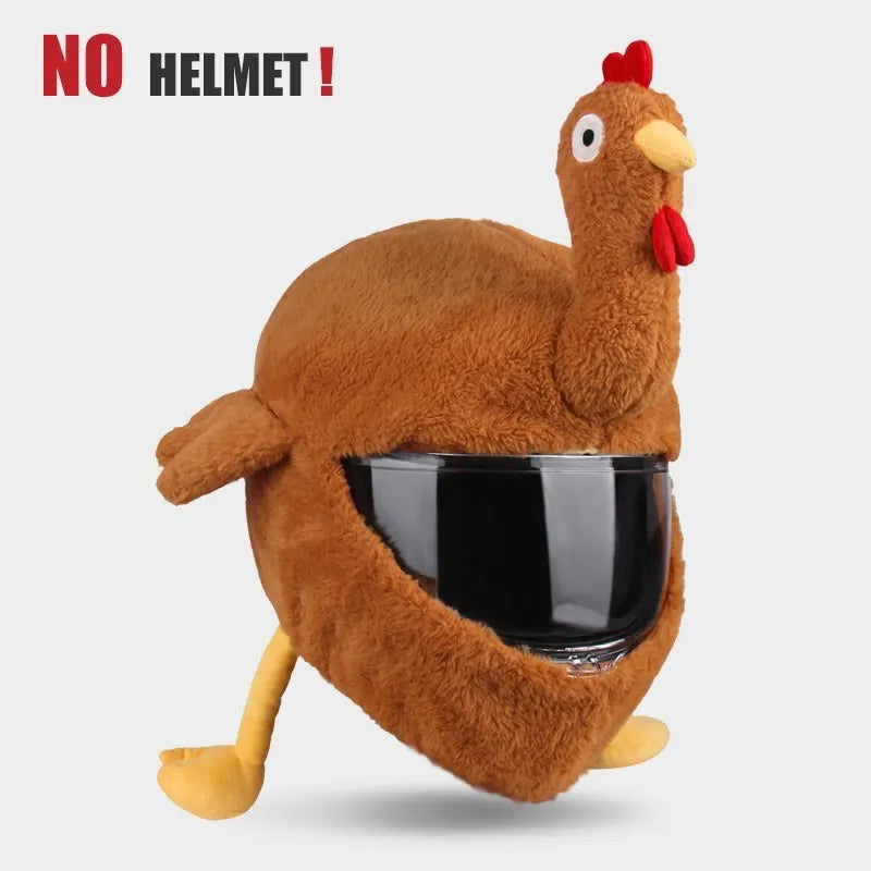 UCHOOSE Cartoon Plush Motorcycle Helmet Cover