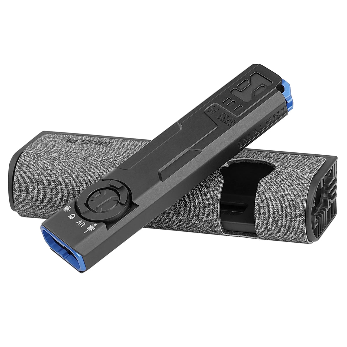 IMALENT GR35 Rechargeable EDC Flat Flashlight with Type-C Charging Case (White LED Combo 2800 Lumen Portable Light) for Camping