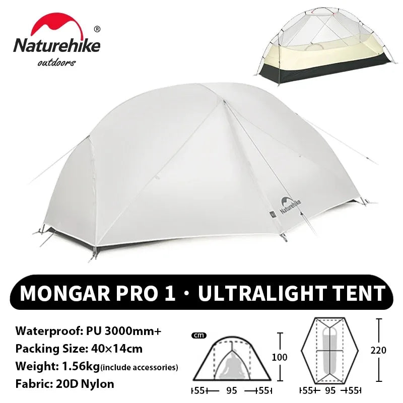 Naturehike Mongar PRO Ultralight Camping Tent