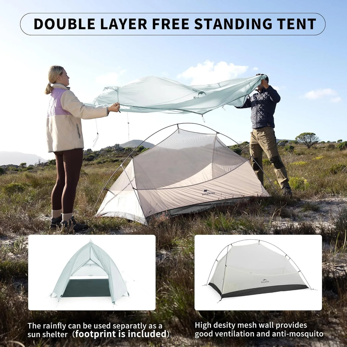 Naturehike Cloud Up Ultralight Backpacking Tent