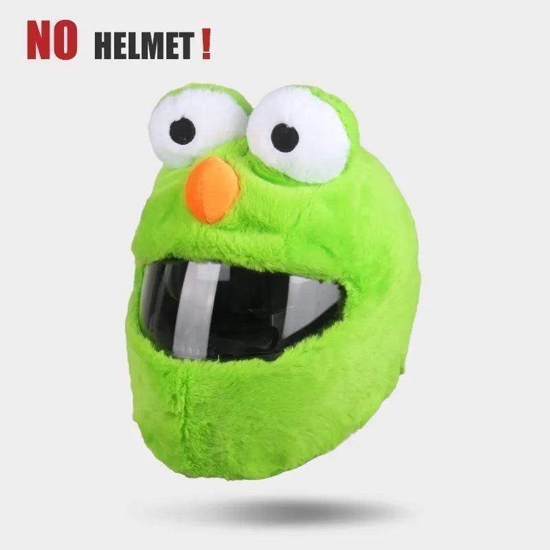 UCHOOSE Cartoon Plush Motorcycle Helmet Cover