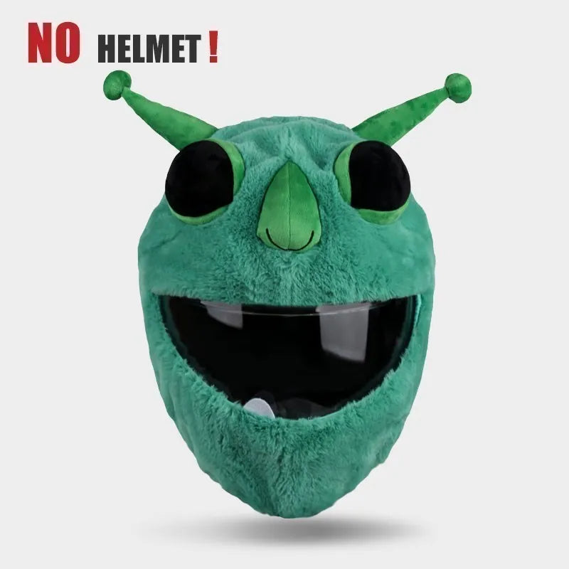 UCHOOSE Cartoon Plush Motorcycle Helmet Cover