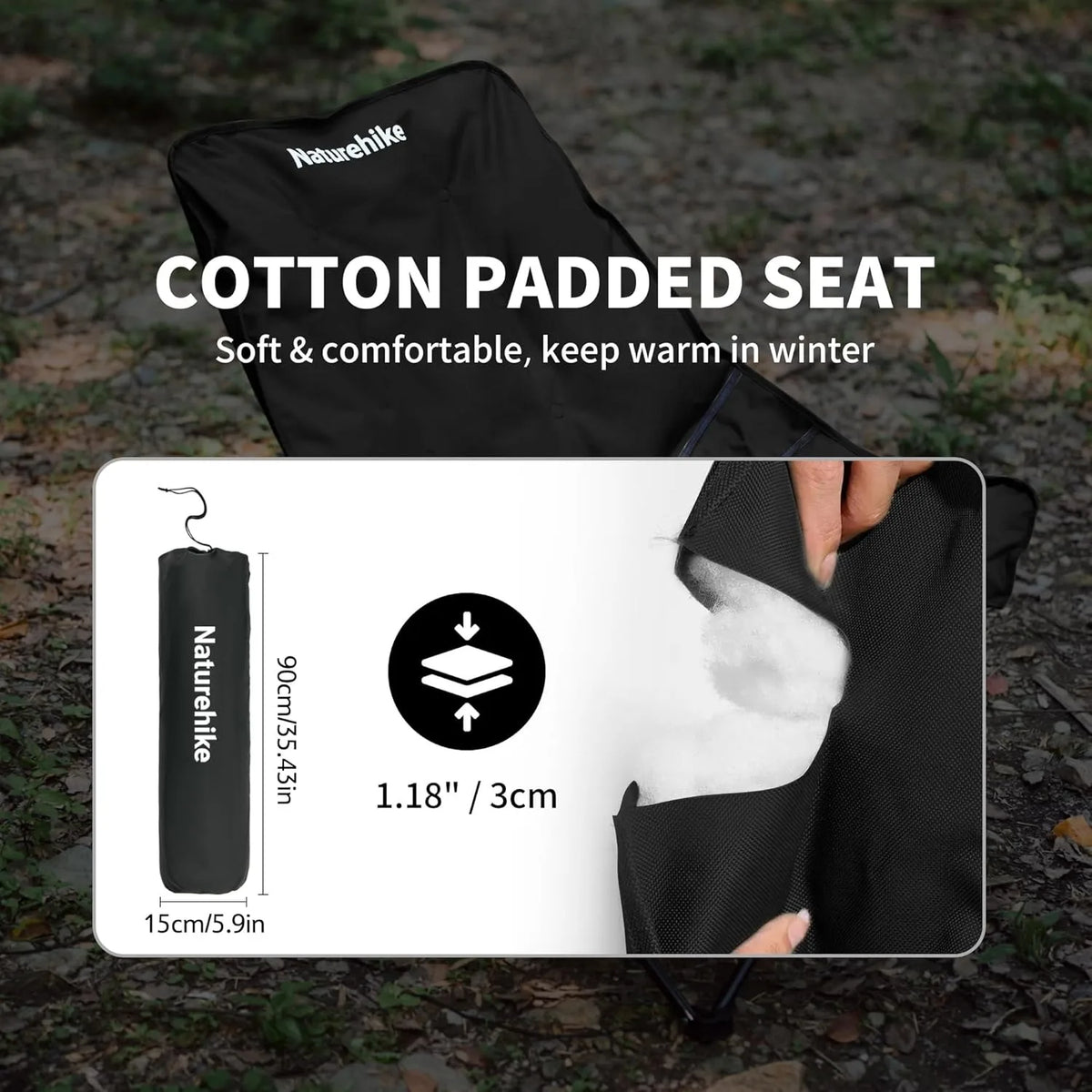 Naturehike Sea Star Folding Recliner Camping Chair