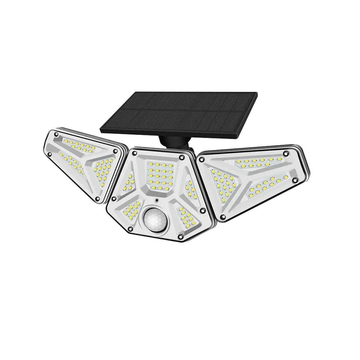 Solar Outdoor Security Lights With Remote 113 LEDs IP65 PIR