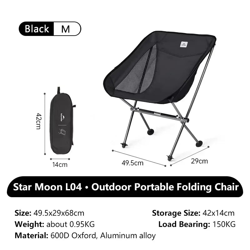Naturehike Ultralight Folding Chair L04 150kg Capacity