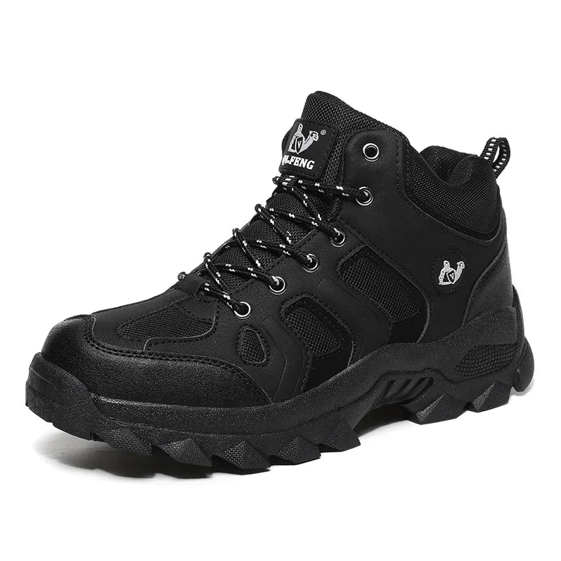48 Large Hiking Boots Warm Winter Boots Man High Top Outdoor Leisure Hiking Shoes Outdoor Ankle Boots Autumn Soft Men's Sneakers
