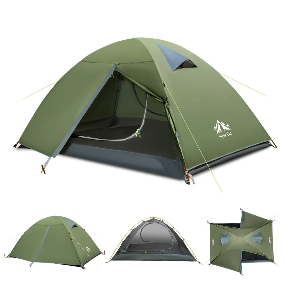 Night Cat Waterproof Backpacking Tent