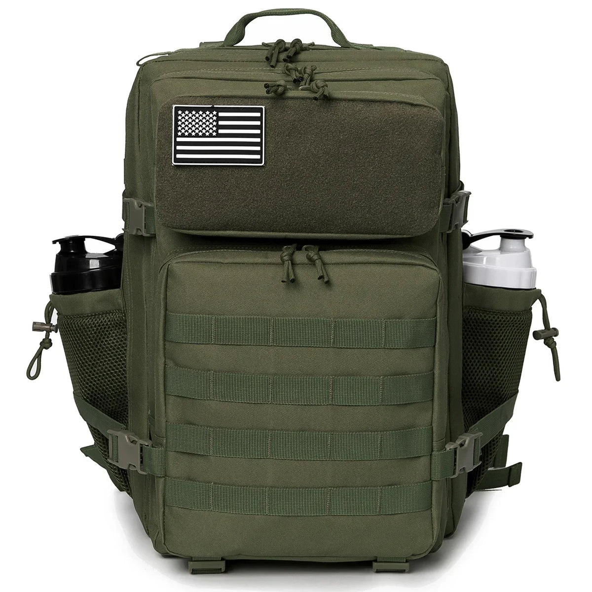 45L tactical backpack for outdoor sports hiking climbing travel with bottle holder travel backpacks camping gear for women/men