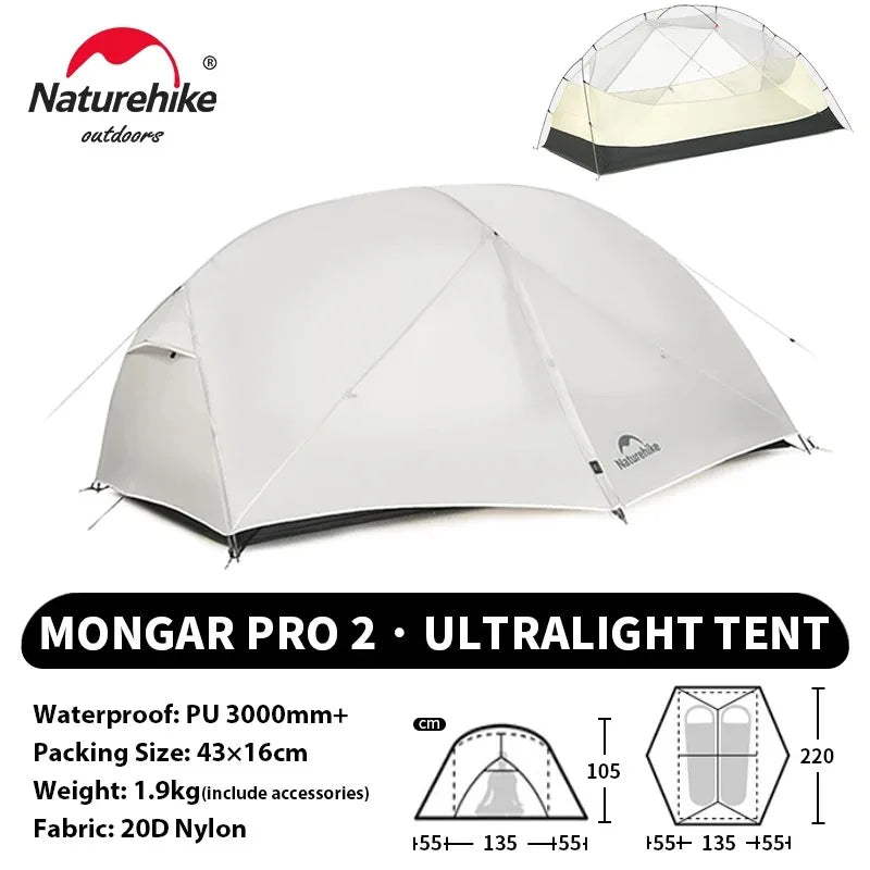 Naturehike Mongar PRO Ultralight Camping Tent