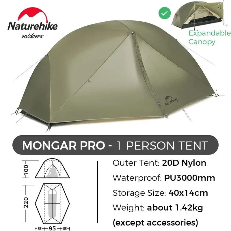 Naturehike Mongar PRO Ultralight Camping Tent