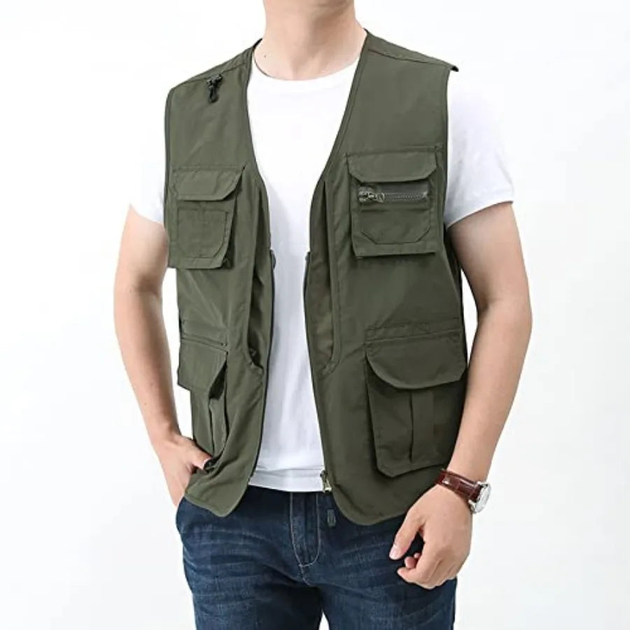 Perbai Men's Utility Fishing Vest
