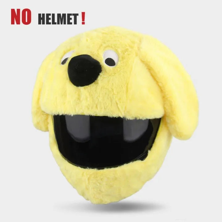 UCHOOSE Cartoon Plush Motorcycle Helmet Cover