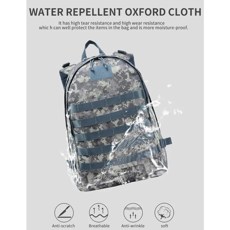 30L Tactical Military Molle Backpack Rucksack Hiking Camping Outdoor Travel Bag Sports Entertainment