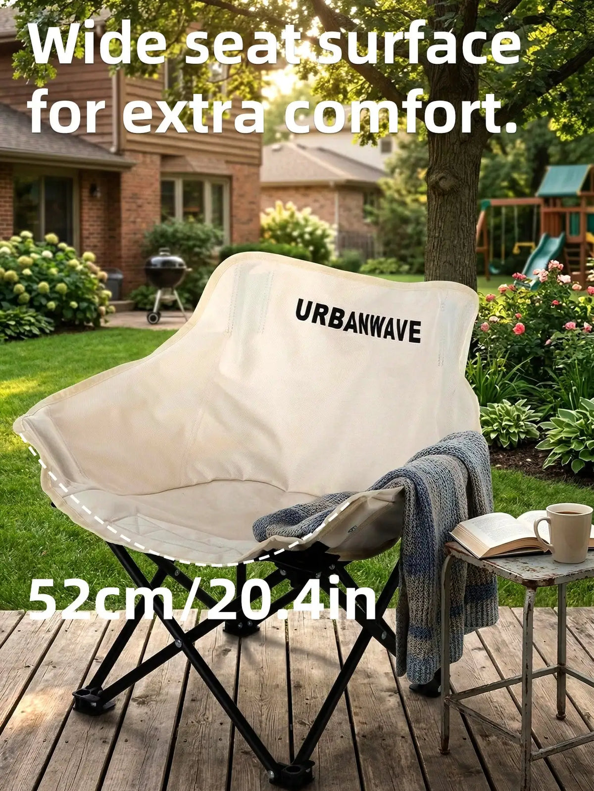 Portable Folding Camping Chair For Outdoor Leisure