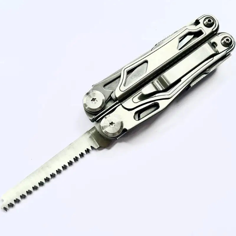 Daicamping DL1 Extra Cutter Scissors Saw Clamp Multi Tools /Clip Pliers Multifunctional Foldable EDC Folding Knife Multitools