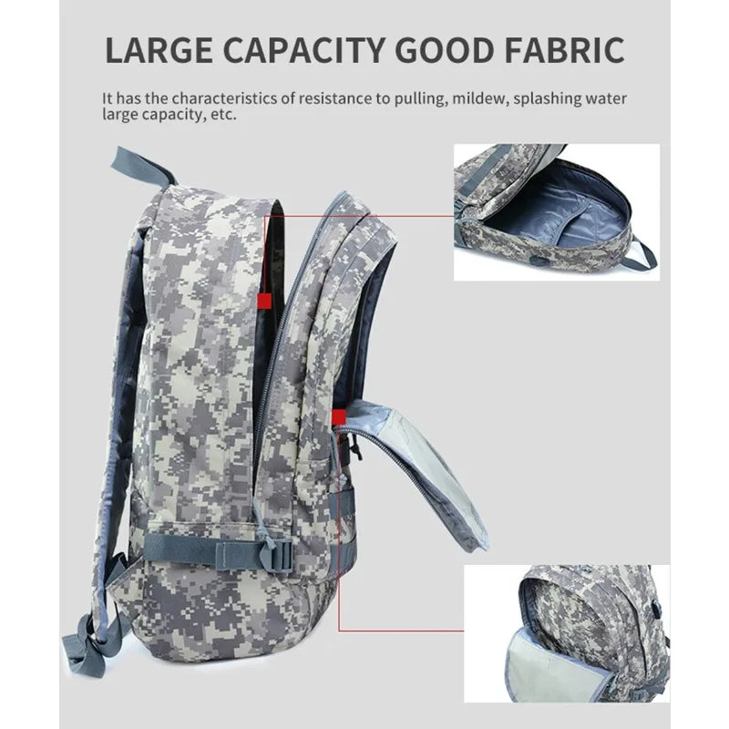 30L Tactical Military Molle Backpack Rucksack Hiking Camping Outdoor Travel Bag Sports Entertainment
