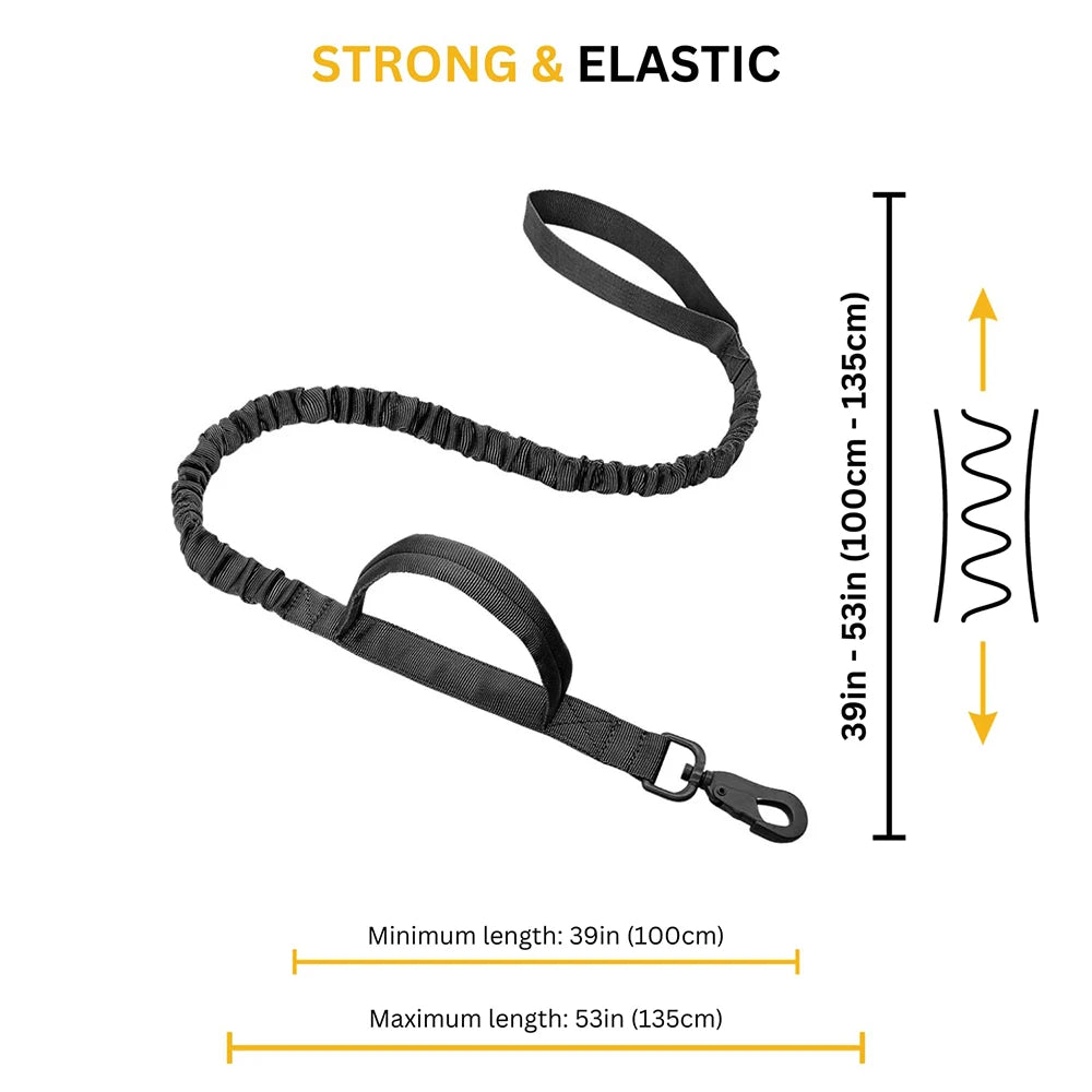Tactical Dog Harness Leash Set For Large Dogs