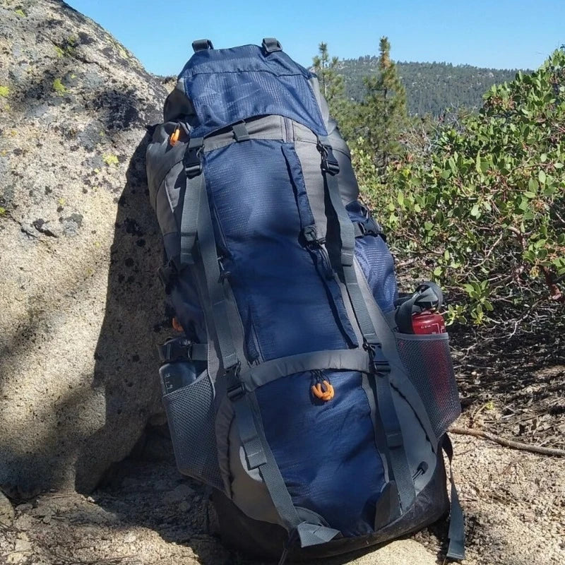 Internal Frame Backpack,Large Hiking Backpack Rucksack with Rain Cover Sports Fntertainment