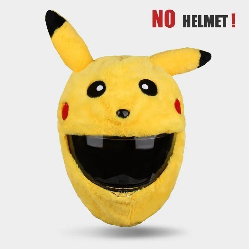 UCHOOSE Cartoon Plush Motorcycle Helmet Cover