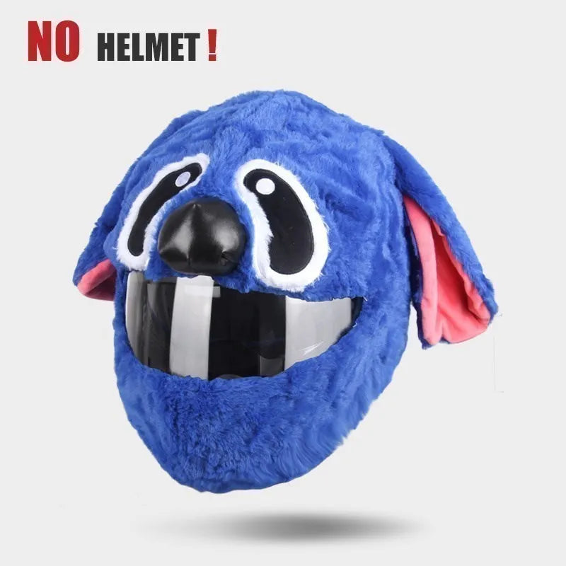 UCHOOSE Cartoon Plush Motorcycle Helmet Cover