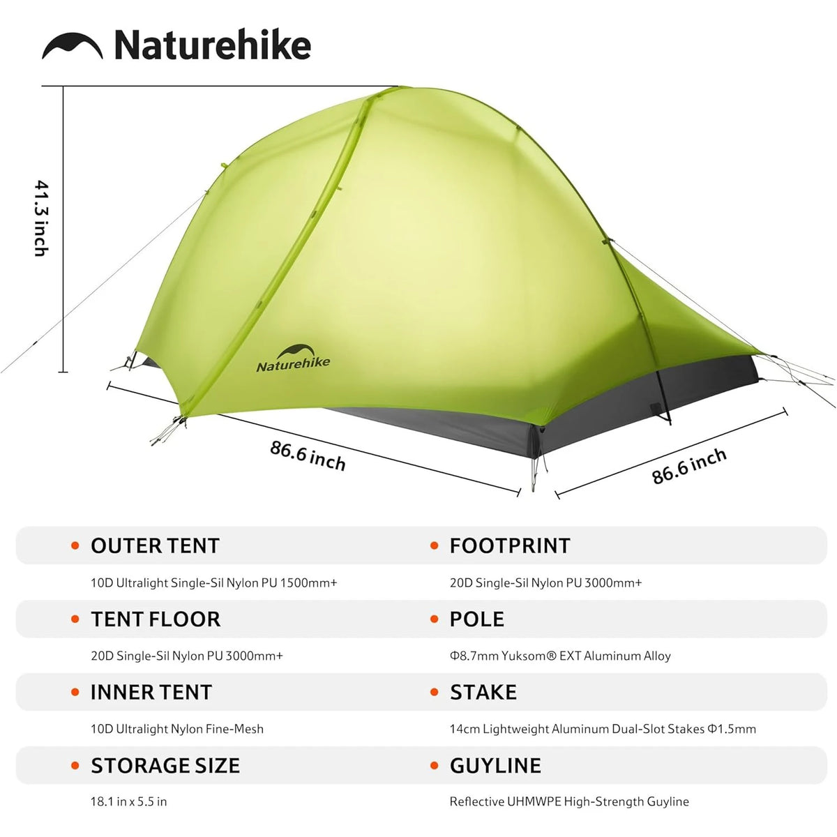 Naturehike Star Trail Backpacking Hiking Tent